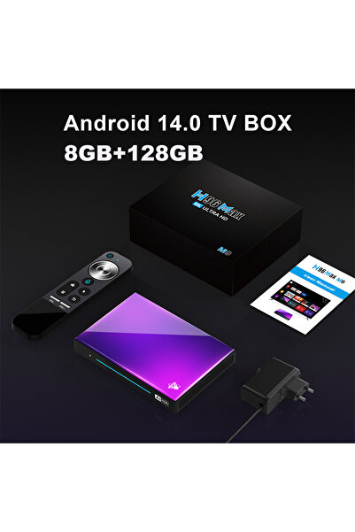 Choice US Plug 8GB 128GB H96 MAX M9 AI Android 14 TV BOX NPU 6TOPS Rockchip RK3576 8-Core 2.4G 5G Wifi6 BT5