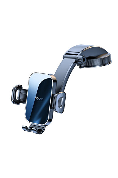 Choice حامل هاتف للسيارة من QOOVI باللون الأسود، حامل عالمي للوحة القيادة، يد...