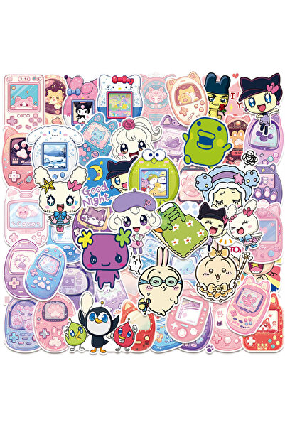 Choice 50 قطعة من ملصقات تاماغوتشي، ملصقات DIY، سكرابوكينغ، هاتف، أمتعة، لوح تزلج، فينيل، مقاوم للماء