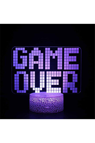 Choice مصباح USB أحمر 7 ألوان قاعدة سوداء LED ثلاثي الأبعاد مصباح إعداد حفلة ...