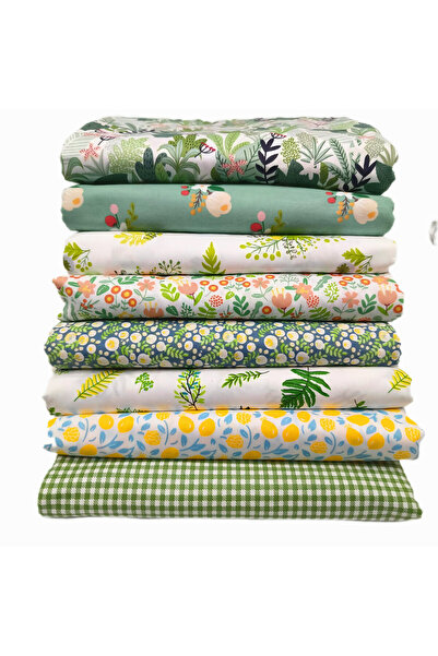 Choice S 159 8 قطع 20 × 25 سم مربعات من قماش قطني للحرف اليدوية لحزمة DIY من ...