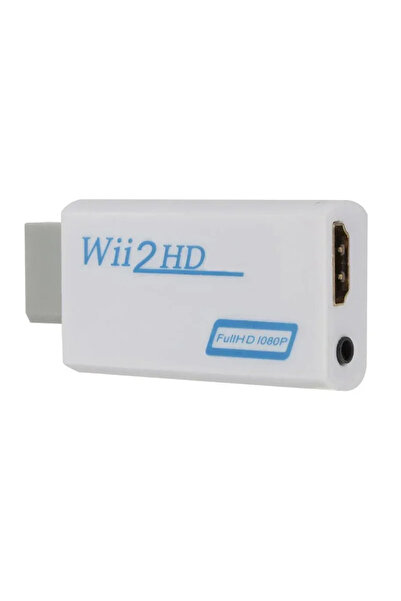 Choice1 White 1080P HD Wii To HDMI-Compatible Converter Adapter 3.5mm Jack Au...