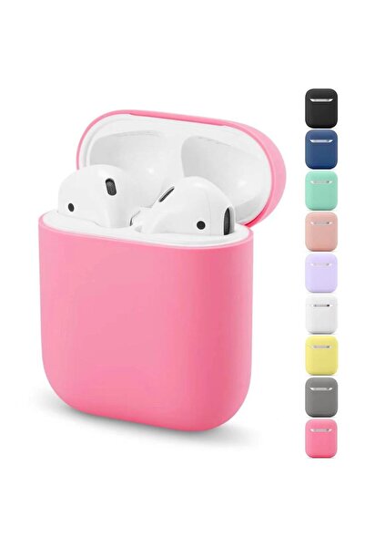 Choice airpods pink Soft Silicone Anti-fall Cases For Earphone Airpods 1st 2n...