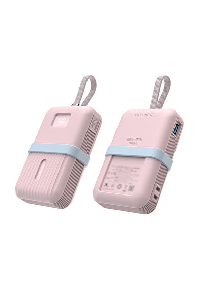 Choice جراب سيليكون وردي من SIKAI لشاحن Anker Nano Power Bank المحمول بقوة 10...