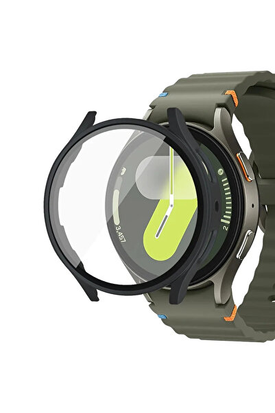 Choice جراب حماية شاشة أسود لساعة جالاكسي ووتش 7 مقاس 40 مم، متوافق مع ساعات ...