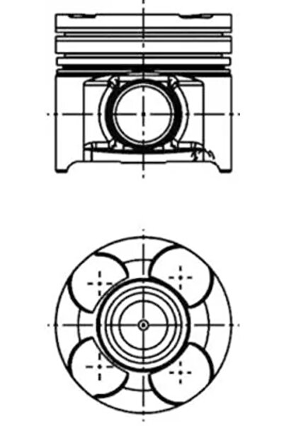 Kolbenschmidt Piston Alfa Romeo 147/156/159 Cadillac Bls