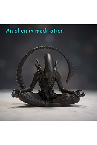 Choice أسود زخرفة غريبة في التأمل، مصممة بشكل إبداعي لخلق جو مساحة شخصي