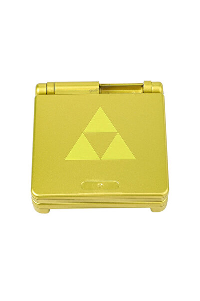 Choice غطاء حماية ذهبي مثلث الشكل DIY لجهاز GBA SP، غطاء حماية لجهاز Gameboy Advance SP، إصدار محدود