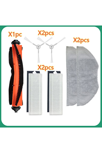 Choice 7 قطع لـ Xiaomi G1 MJSTG1 فلتر HEPA فرشاة رئيسية فرشاة جانبية ممسحة Bu...