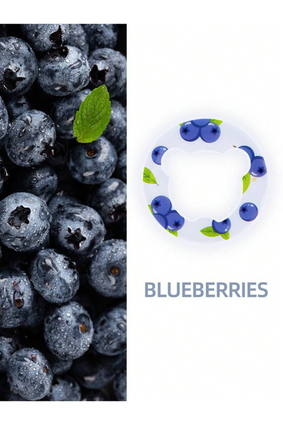 Choice كبسولات بنكهة التوت الأزرق على شكل دب، قطعة واحدة، كبسولات معطرة، نكها...