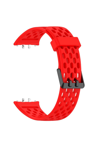 Choice Samsung Galaxy Fit3 Red Breathable Straps for Samsung Galaxy FIT 3 Silicone Band Women Men Soft Spor