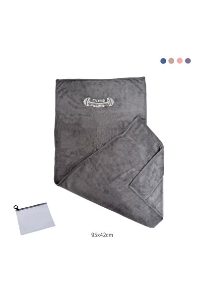 Choice 1pc 42x95cm Dark Gray 42*95cm Microfiber Gym Yoga Exercise Swimming Fitness Towel Fast Drying Coolin
