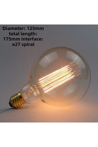 Choice 40 واط 220 فولت نعم G125 Edison Bulb E27 Warm white 40 واط 60 واط ST64...