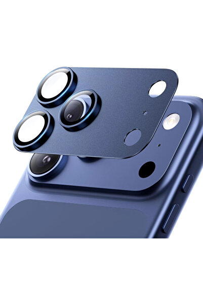 Choice For iPhone 17ProMax Blue NNBILI For Phone 17 Pro Max Camera Lens Protector Strong Adsorption Metal 9