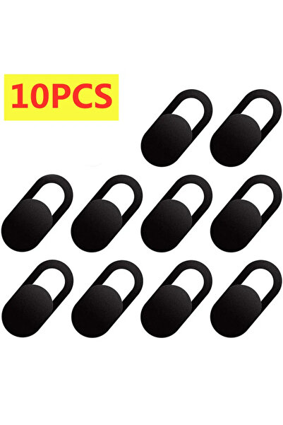 Choice 10 قطع من أغطية كاميرا الويب السوداء ذات المصراع المغناطيسي المنزلق غط...