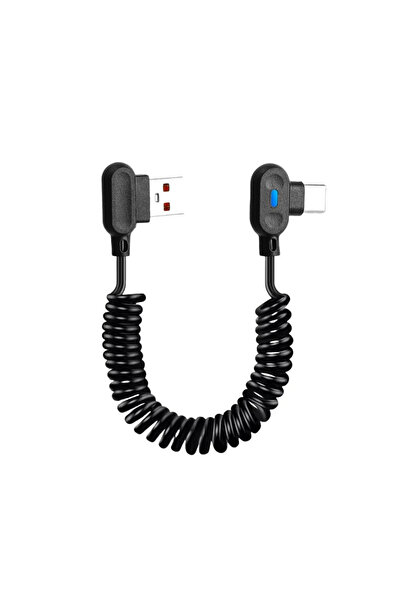 Choice كابل بيانات قصير أسود بطول 1 متر، 6 أمبير، للشحن السريع، مزود بمشبك US...