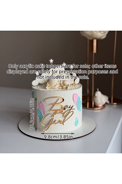 Choice14 قطعة واحدة من ديكورات الكيك الجانبية المصنوعة من الأكريليك للأولاد أ...