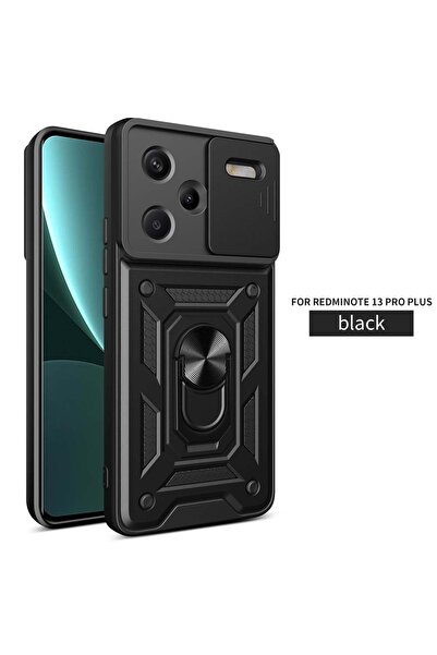 Choice جراب Redmi Note13ProPlus أسود لهاتف Redmi Note 13 Pro Plus 5G 4G مع حا...