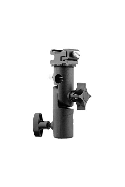 Choice حامل فلاش كاميرا سبيدلايت حامل ضوء دوار مع حامل عاكس مظلة لـ C