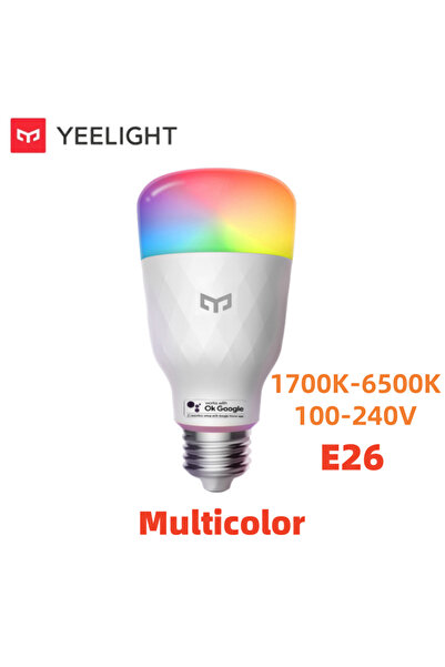 Choice E26 Color Yeelight Smart LED Bulb Multicolor M2 E26/E27 Bluetooth Smart Bulb 1700K-6500K Voice Contr