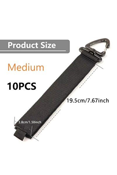 Choice 10PCS M 10/5/1PCS Rotate Buckle Wire Manager Power Cord Management Nylon Heavy Cord Storage Straps f