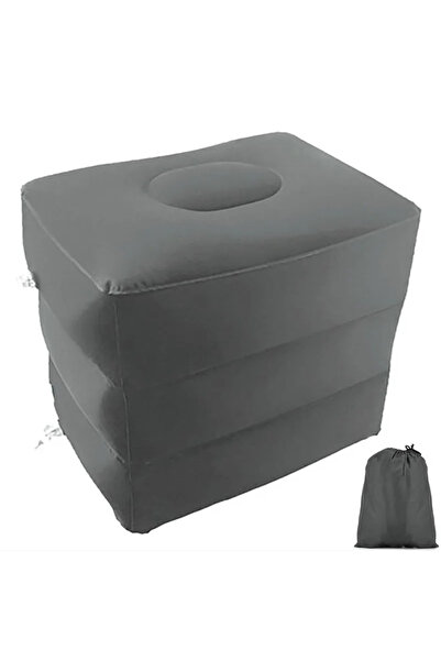 Choice وسادة مسند قدم للأطفال مصنوعة من مادة البولي فينيل كلوريد باللون الرما...