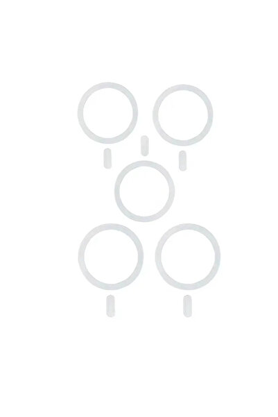 Choice 5 قطع بيضاء 1-5 قطع من حلقات ملصقات معدنية لشاحن ماج سيف اللاسلكي للآي...