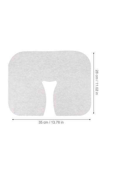 Choice 100pcs 100pcs Disposable Pillow Cover U Shaped Face Pillow Face Towel Massage Bed Hole Lightweight B