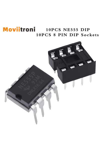 Choice 50pcs 20/50Pcs (10/25 each) NEW NE555 NE555P IC 555 Timer Programming Oscillator Chip 8 Pin DIP-8 So