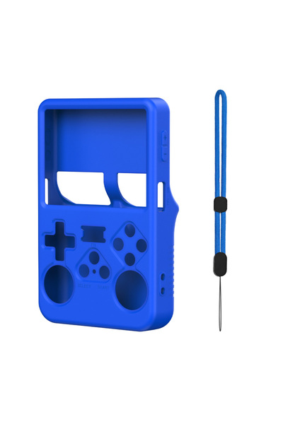 Choice6 Blue Color Silicone Protective Case for R36S Handheld Game Cole Anti-...