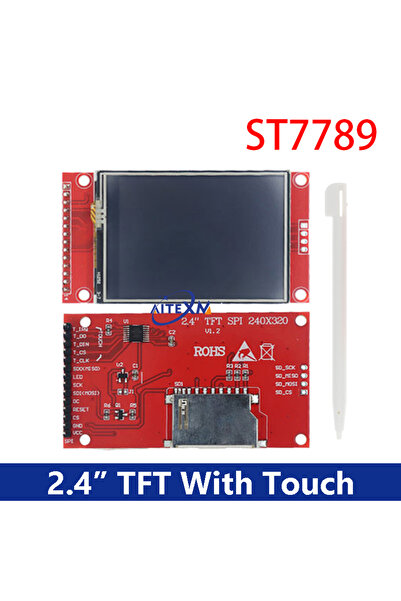 Choice 2.4 - شاشة عرض تسلسلية ST7789 SPI تعمل باللمس 1.8 2.4 2.8 بوصة SPI TFT...