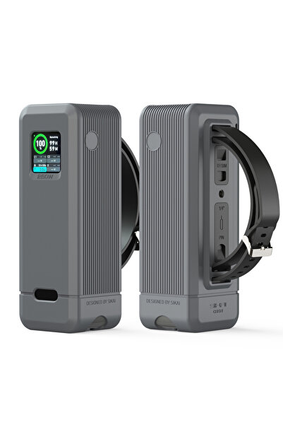 Choice Gray for Anker 250W Silicone Case for Anker Prime 27,650mAh 250W/20,000mAh 200W Power Bank TF/SIM ca