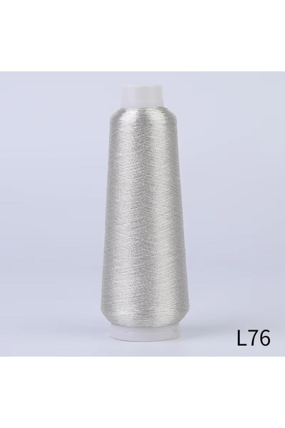 Choice قطعة واحدة L-76 Zxiixz قطعة واحدة 3200 متر/لفة خيط حياكة كروشيه معدني مطرز بخيوط متقاطعة معدنية Y