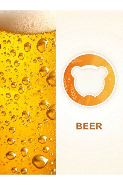 Choice beer 1pc Multi Flavour Fruit Flavour Rings For Water Cups, Little Bear...