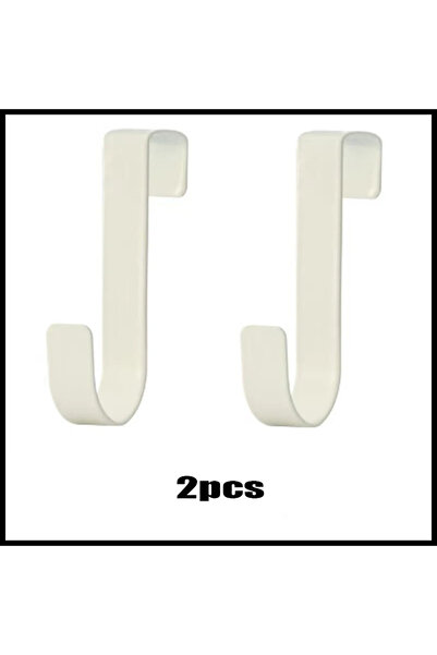 Choice خطاف متعدد الأغراض أبيض اللون، خطاف خلفي لباب خزانة المطبخ، رف تعليق ا...