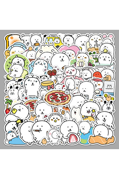 Choice 50 قطعة من ملصقات الدببة اللطيفة، 50 قطعة من ملصقات الدببة الساخرة، مل...