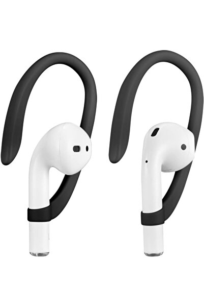Choice سماعات بلوتوث رياضية سوداء اللون لمنع السقوط، خطاف أذن مضاد للضياع لأجهزة Airpods Pr