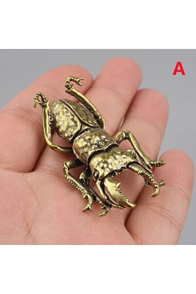 Choice زينة خنفساء من النحاس الصلب، محاكاة جنية وحيد القرن الإبداعية، حشرة نح...