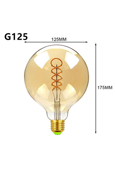 Choice 4 وات 220 فولت نعم G125 لمبة Edison ضوء الحروف G125 220 فولت مصابيح قا...
