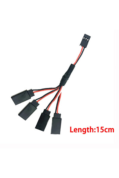 Choice 1to4 15CM 1PCS 15/30/50cm RC Servo Extension Cable 1to1 1to2 1to3 1to4...