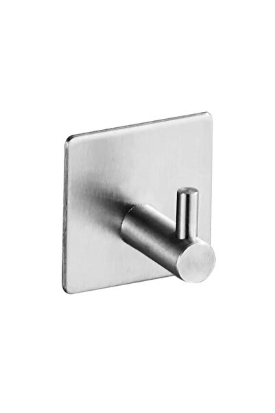 Choice Silver 1pcs 1/2/4pcs Adhesive Heavy Duty Wall Hooks, Waterproof Stainl...