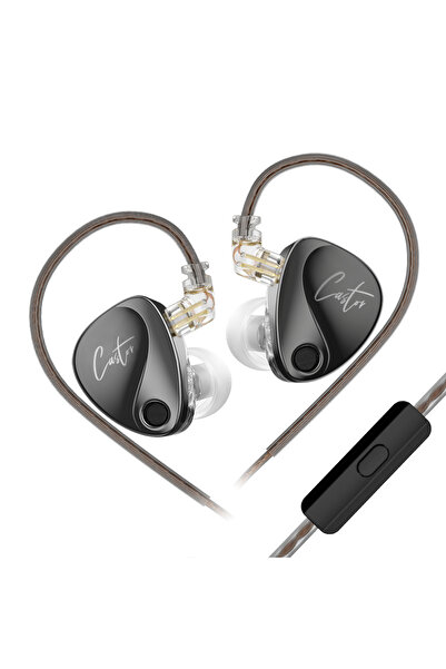 Choice سماعات أذن Black MIC KZ Castor HiFi 2DD ديناميكية عالية الجودة قابلة ل...
