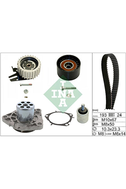 FAG Set Pompa Apa + Curea Dintata Opel Astra J/Cascada/Insignia A Saab 9-5