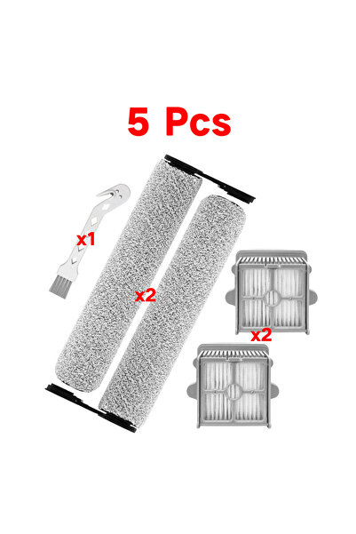 Choice 5 Pcs HOME TIMES Brush Roll Accessories for Roborock F25,F25 ACE,F25 RT,F25 LT,F25 ALT Wet and Dry V
