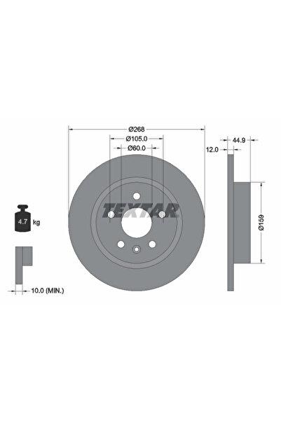 Krieger Disc Brake Chevrolet Cruze Holden Cruze 2009-2023