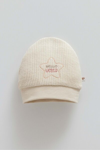 Caramell قبعة تريكو مطرزة للرجال من كولور وورلد، لون بني