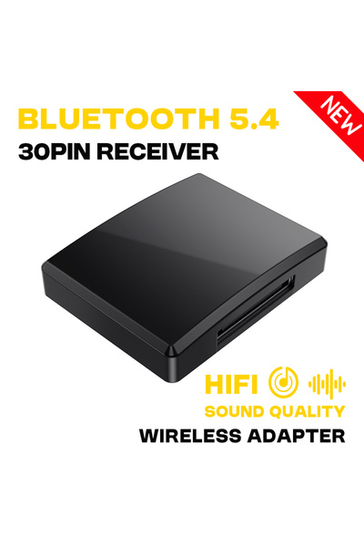 Choice Bluetooth 5.4 Upgraded Bluetooth 5.4 30 Pin Audio Receiver High Compatibility HIFI Lossless Music Wi