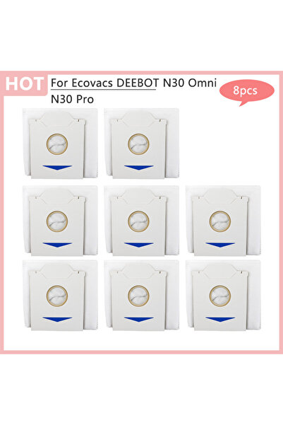 Choice 8pcs Replacements For Ecovacs Deebot N30 Omni/N30 Pro Omni Spare Parts Trash Bag Home Accessories Ro