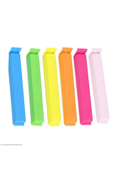 Choice ١٠ قطع أو ٥٠/١٠٠ قطعة من مشابك إغلاق أكياس تخزين الطعام والوجبات الخفيفة المحمولة للمطبخ، لون عشوائي، أداة بلاستيكية