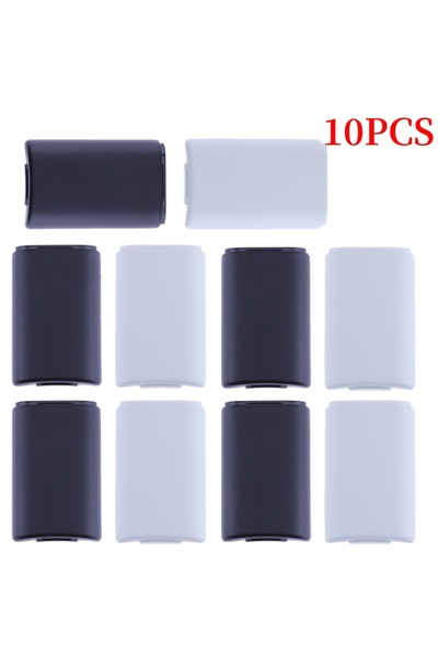 Choice White Black 10PCS 1-10pcs AA Battery Back Cover For Xbox 360 Wireless ...